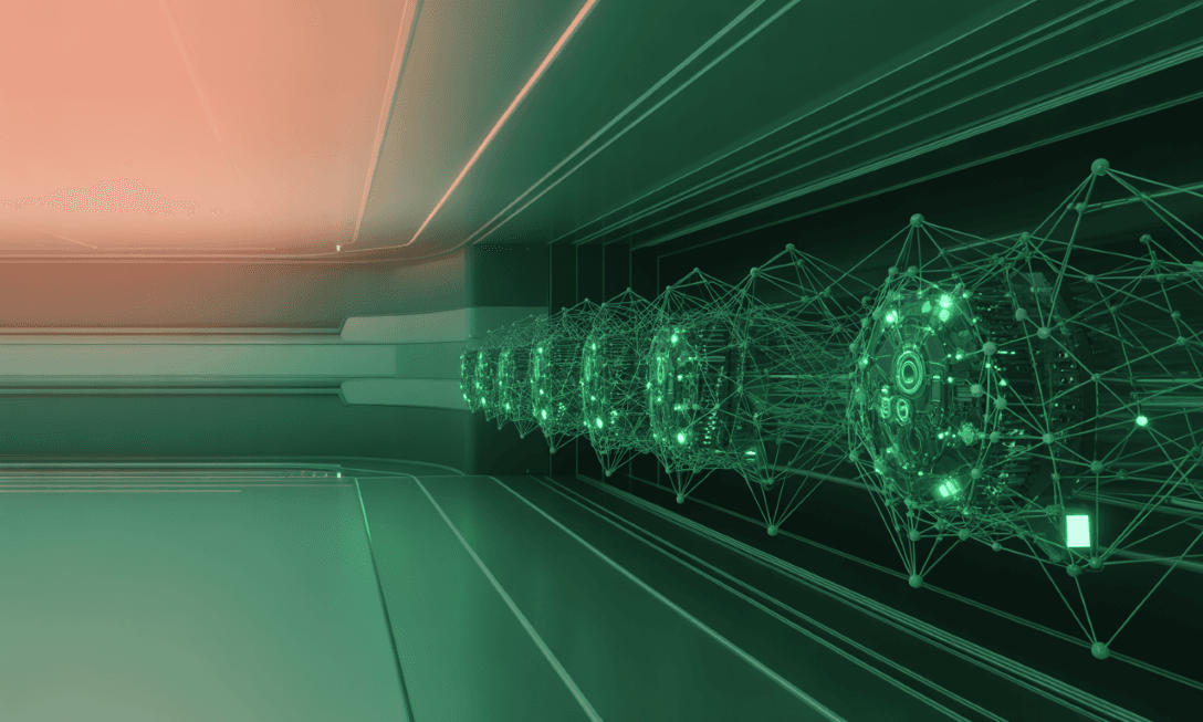 Digital network background