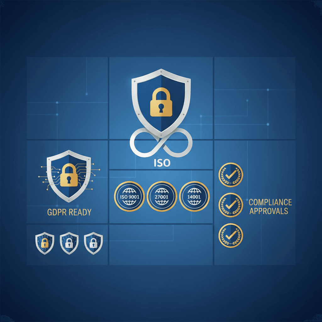 Data privacy compliance officer reviewing GDPR and DPDP regulatory requirements on a digital dashboard